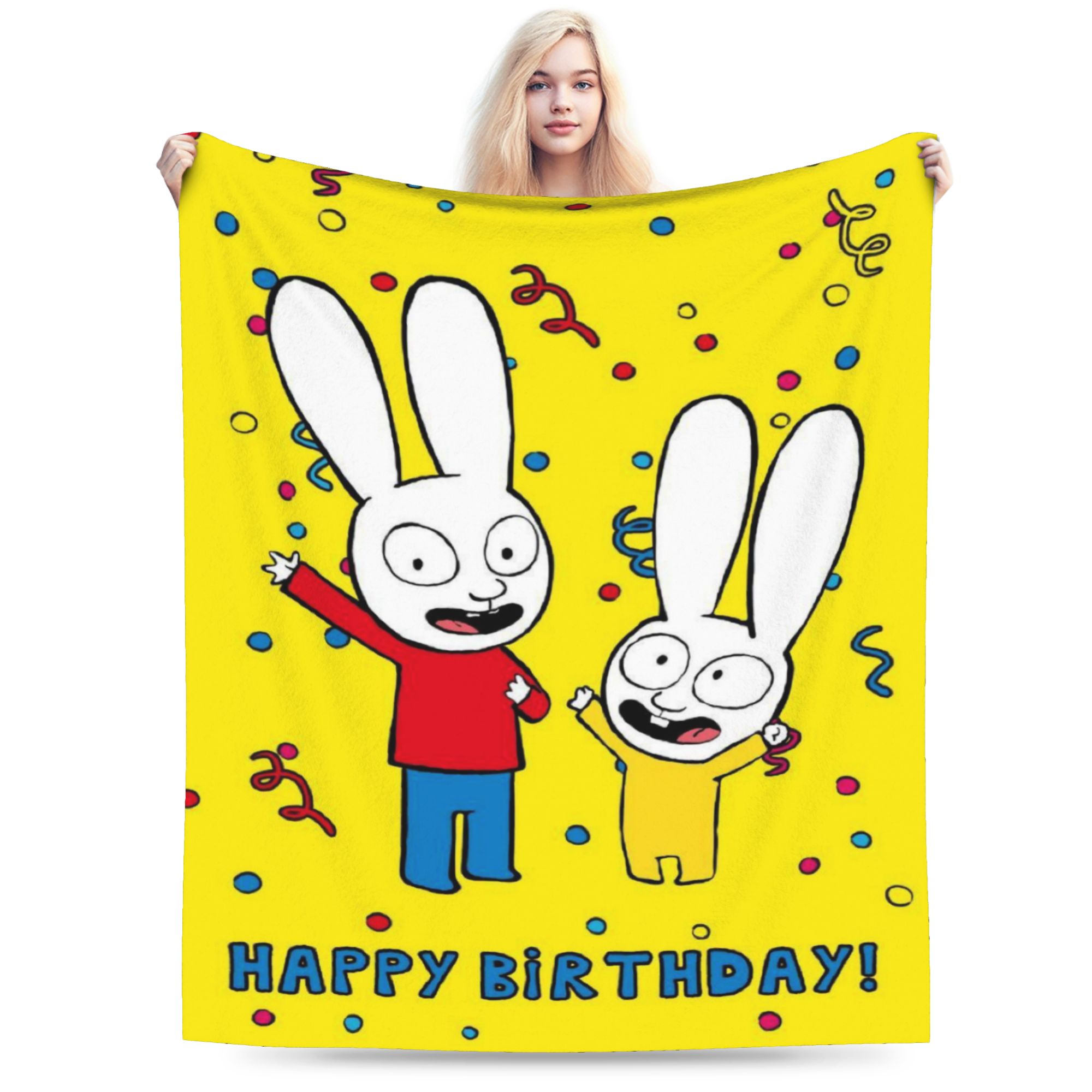 Cashmere Throw Blanket - S-Simon Süper Tavşan Süper Yumuşak Battaniye