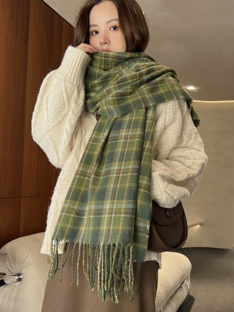 Cashmere Throw Blanket - Yeni Taklit Kaşmir Kadın Eşarp Kış