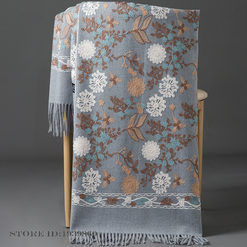 Kadın Kaşmir Paşmina Eşarp Şal - Cashmere Throw Blanket incelemesi ve fiyatı