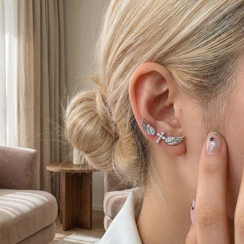 Melek Kanatları Çapraz Küpeler - Luxury Lifestyle Party incelemesi ve fiyatı