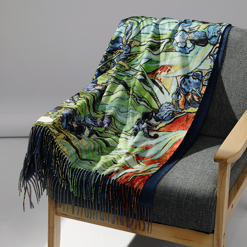 Lüks Marka Yağlıboya Kaşmir Eş - Cashmere Throw Blanket incelemesi ve fiyatı