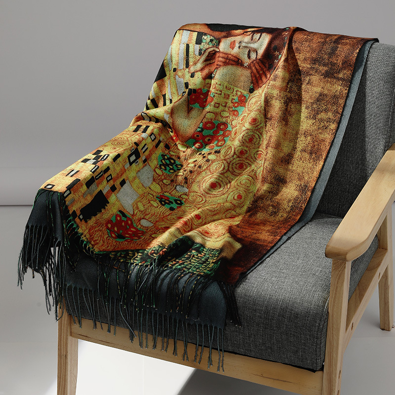Lüks Marka Yağlıboya Kaşmir Eş - Cashmere Throw Blanket incelemesi ve fiyatı